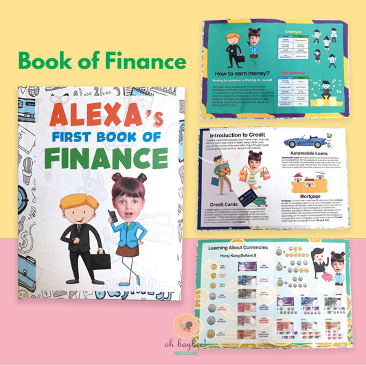 來圖訂製兒童英文圖書 - Book of Finance